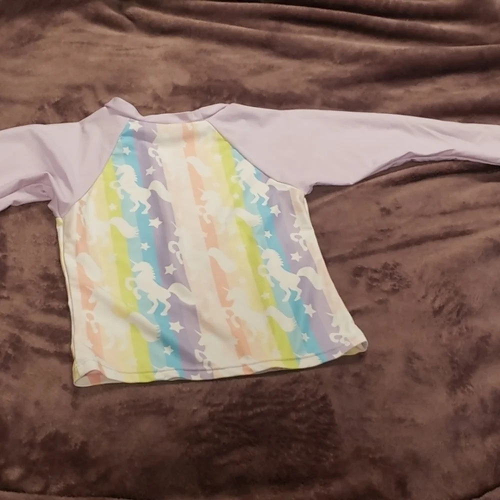 Girls‎ unicorn swim top